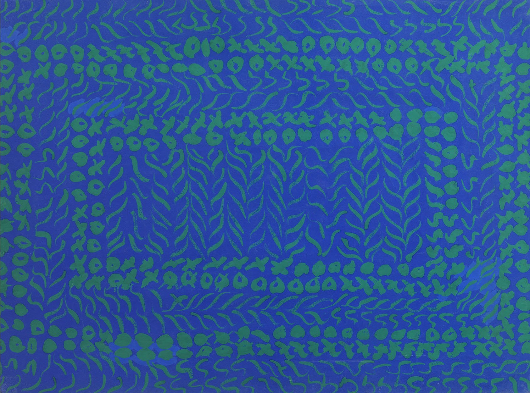 Accardi, Bluverde, 1964, 69,5x92,5 cm