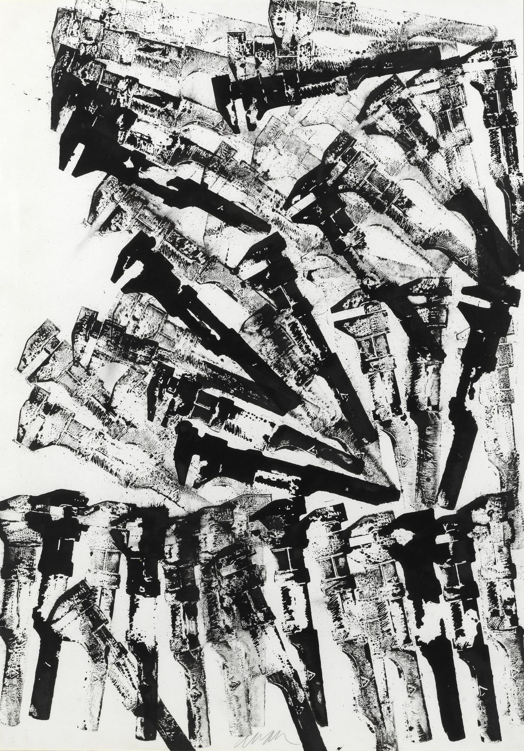 Arman, Sans titre, 1977, 105x76 cm Arman, Sans titre, 1977, 105x76 cm