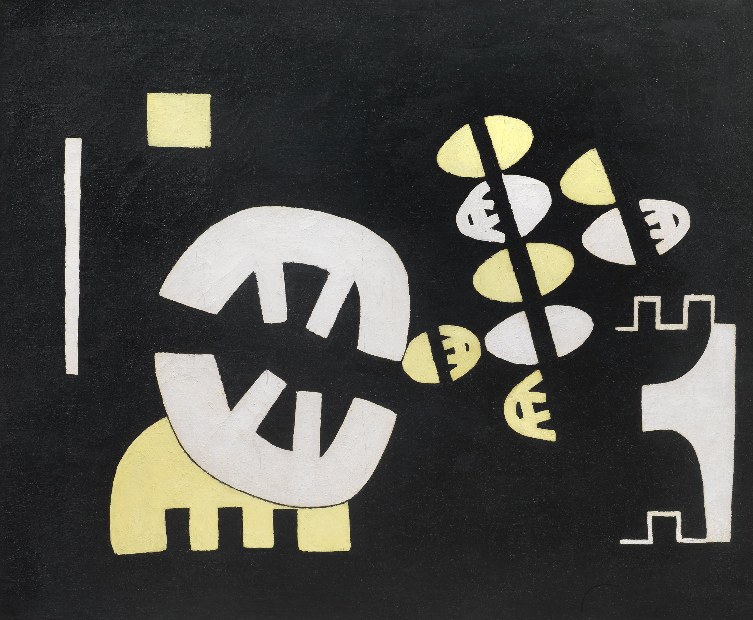 Capogrossi, Superficie 535, 1961, 107x130,5 cm