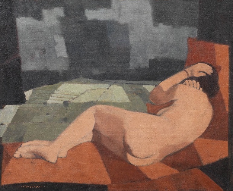 Casorati, Nudo del paesaggio, 1915 ca., 70,7x85 cm