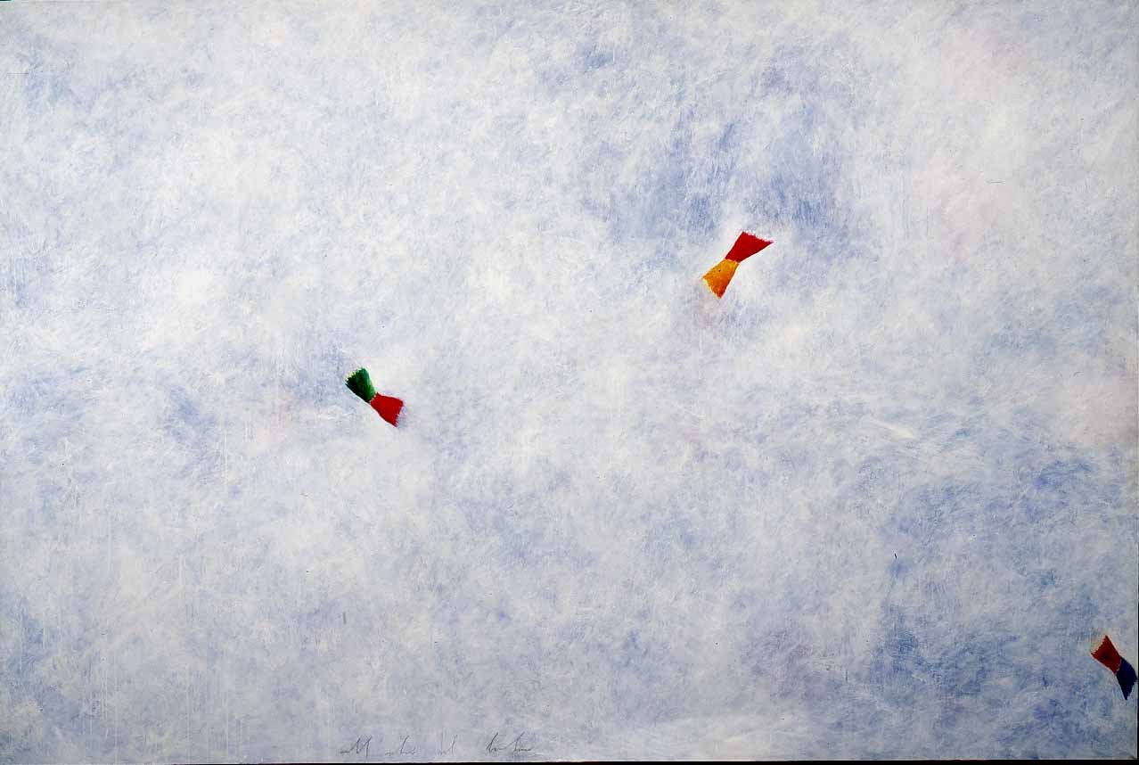 De Maria, Nell'occhio del bambino, 1981, 200x300 cm