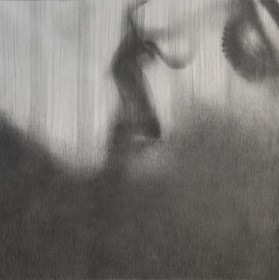 Galliani, Baci rubati : Covid 19 #03, 2020, 140x140 cm