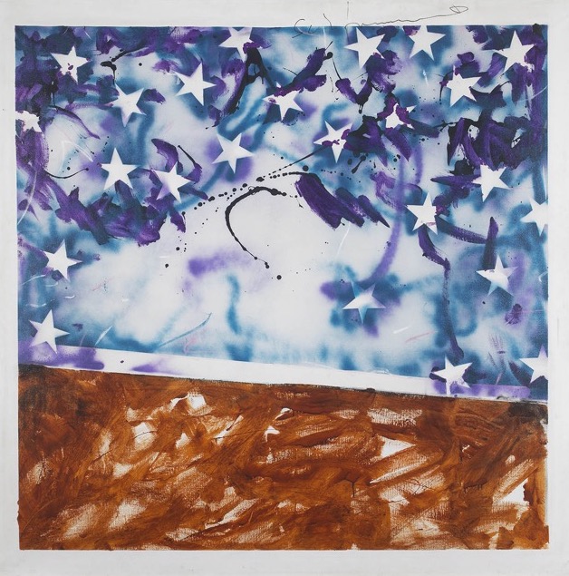 Schifano, Senza titolo, 1970-75, 217x217 cm Schifano, Senza titolo, 1970-75, 217x217 cm