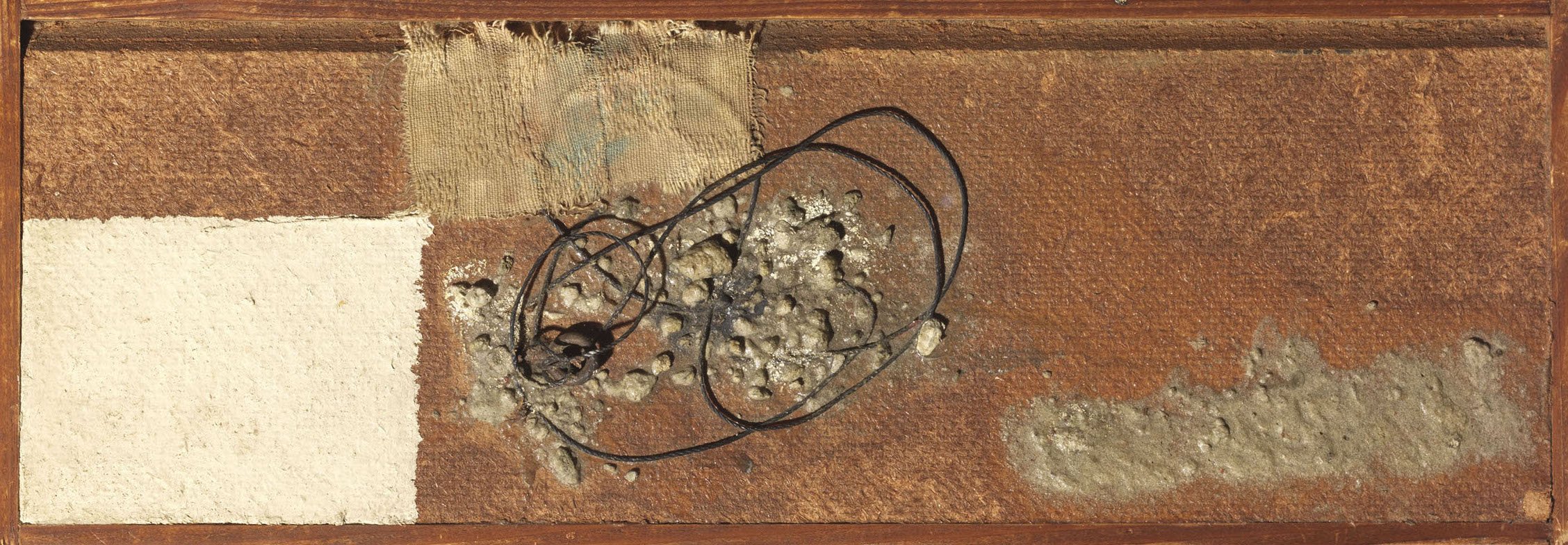 Burri, Composizione, 1955, 13x37,5 cm