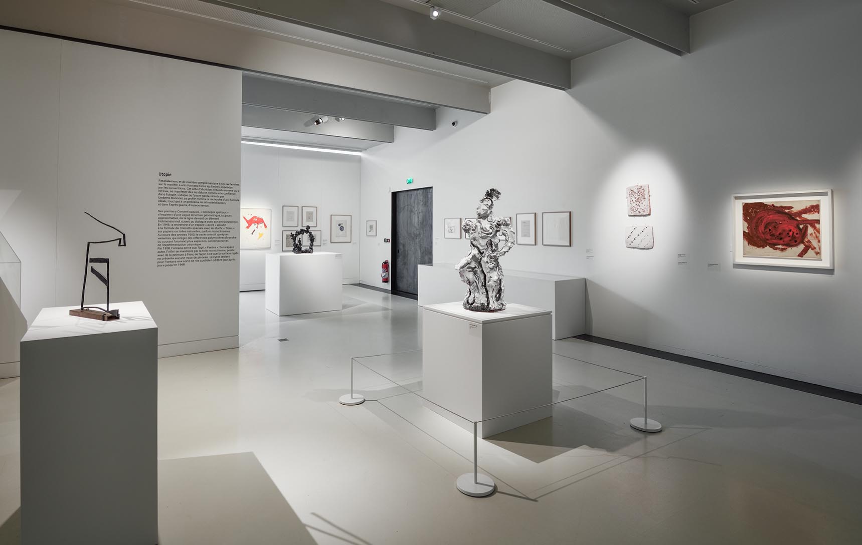 Lucio Fontana. Un futuro c’è stato, Musée Soulages, Rodez, 2024. Photo Musée Soulages, Rodez. Photo Thierry Estadieu Lucio Fontana. Un futuro c'è stato, Musée Soulages, Rodez, 2024. Photo Musée Soulages, Rodez. Photo Thierry Estadieu