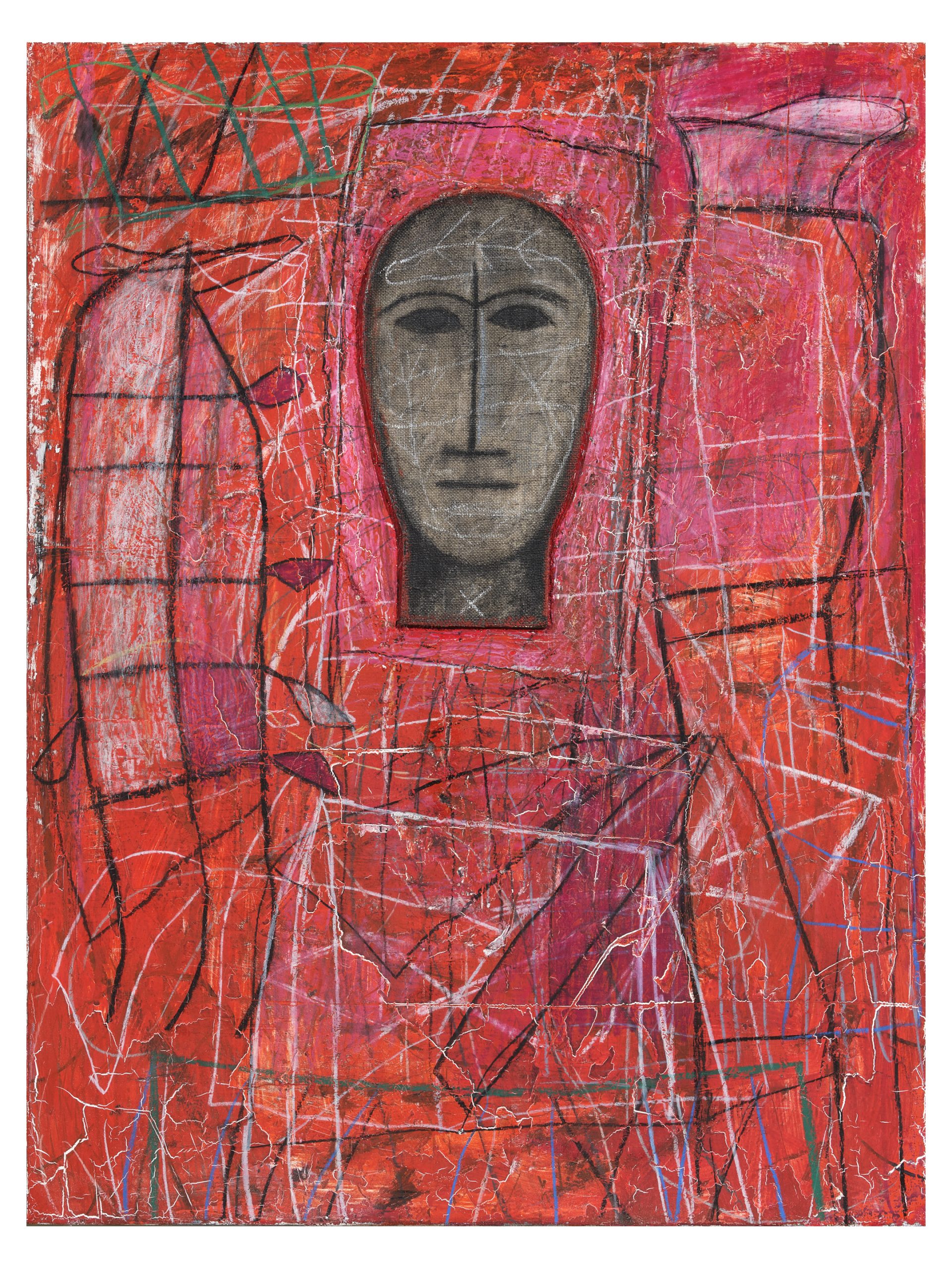 Paladino, Cimento, 2009, 77x58 cm