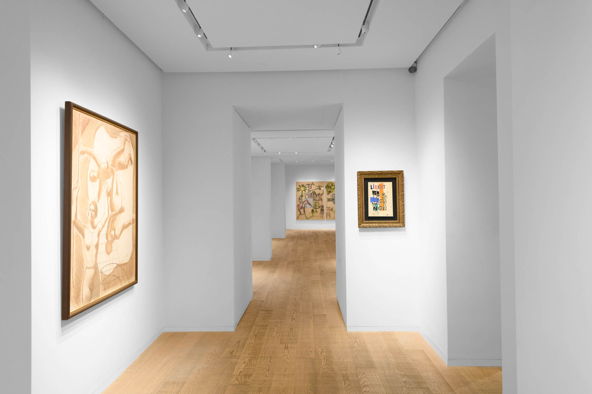 DRAWING ROOM. Solo carta 1913-2013, installation view, Tornabuoni Arte Roma, 2025. Ph. Giorgio Benni