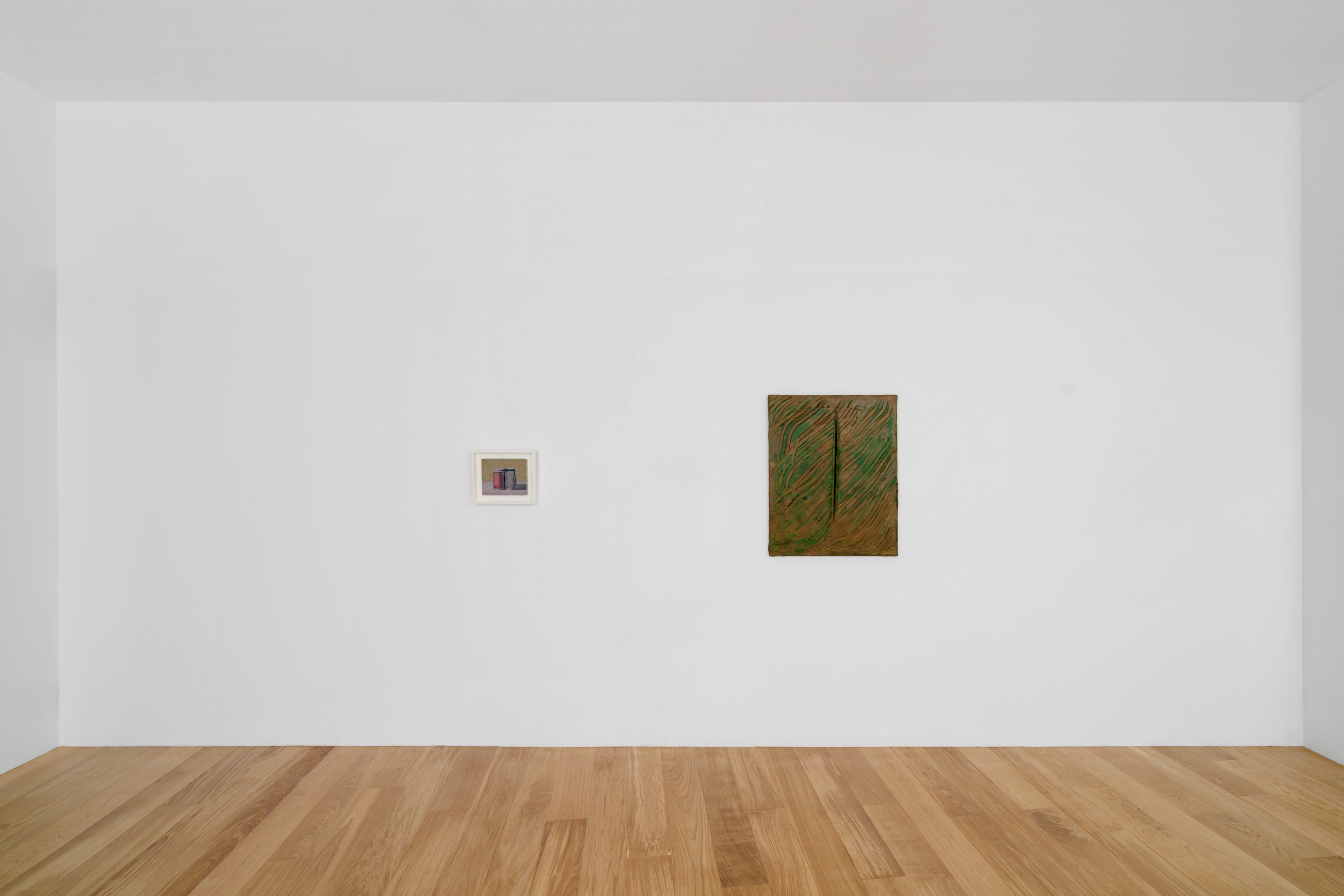 Vue d&rsquo;exposition, Au-Del&agrave;. Morandi / Fontana, Tornabuoni Art Paris, 2025