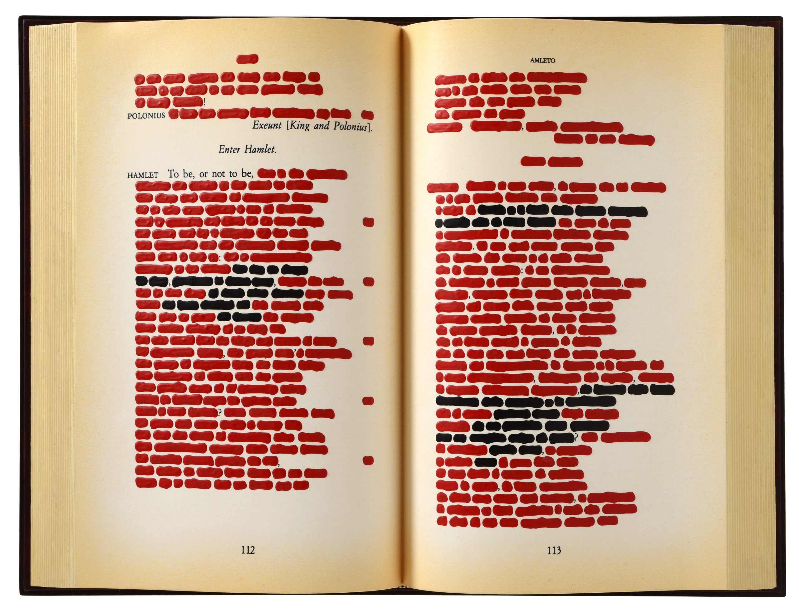 Isgr&ograve;, Enter Hamlet, 2019, 47,8 x 63,4 x 6,7  cm