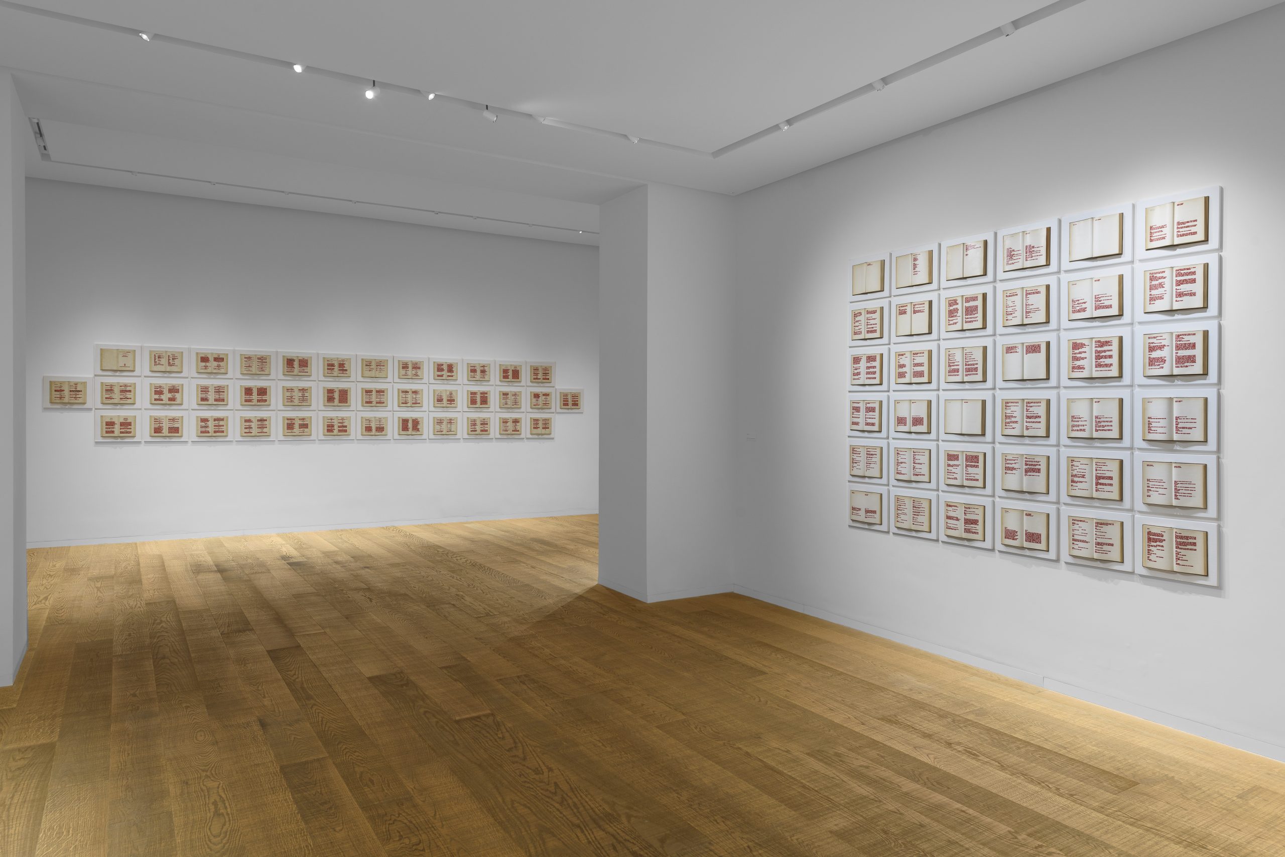 Emilio Isgr&ograve;. Rosso Shakespeare, Tornabuoni Arte, Roma, 2025. Ph. Giorgio Benni