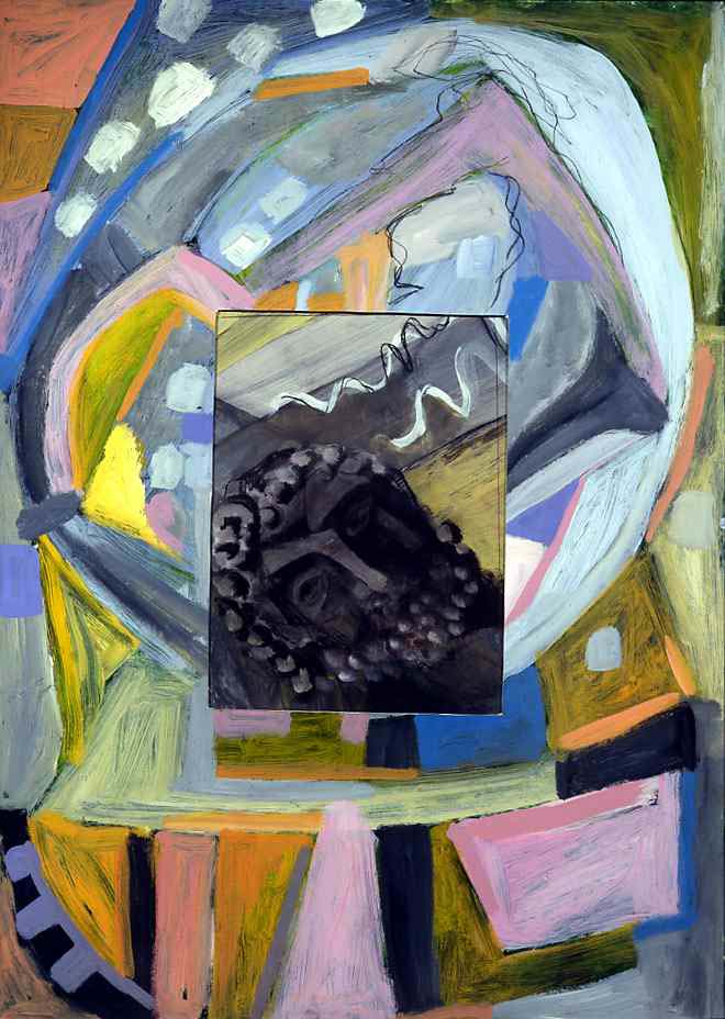 Sandro Chia, Senza titolo 1989, 103x74 cm