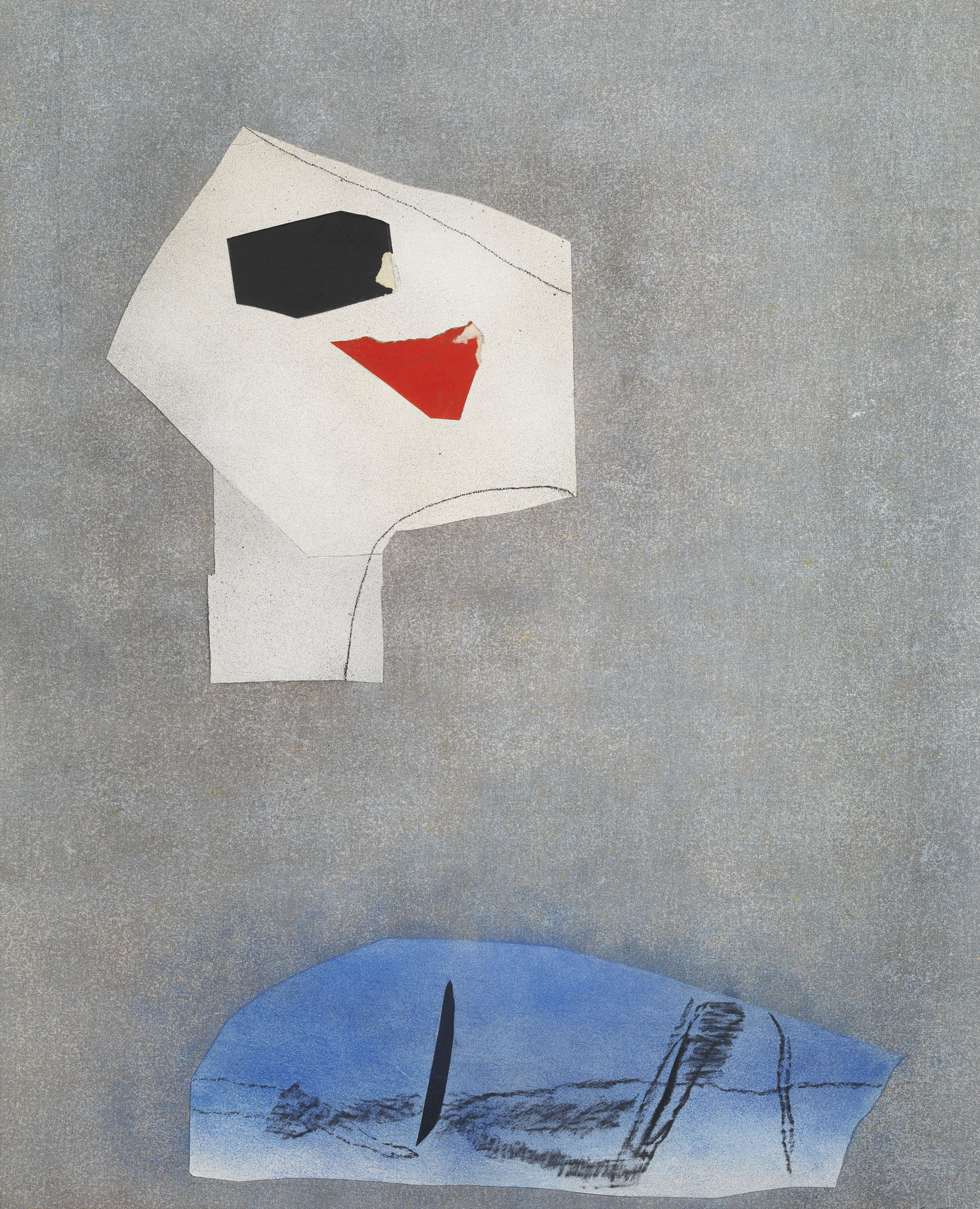 Santomaso, Carillon, 1985, 100 x 81 cm