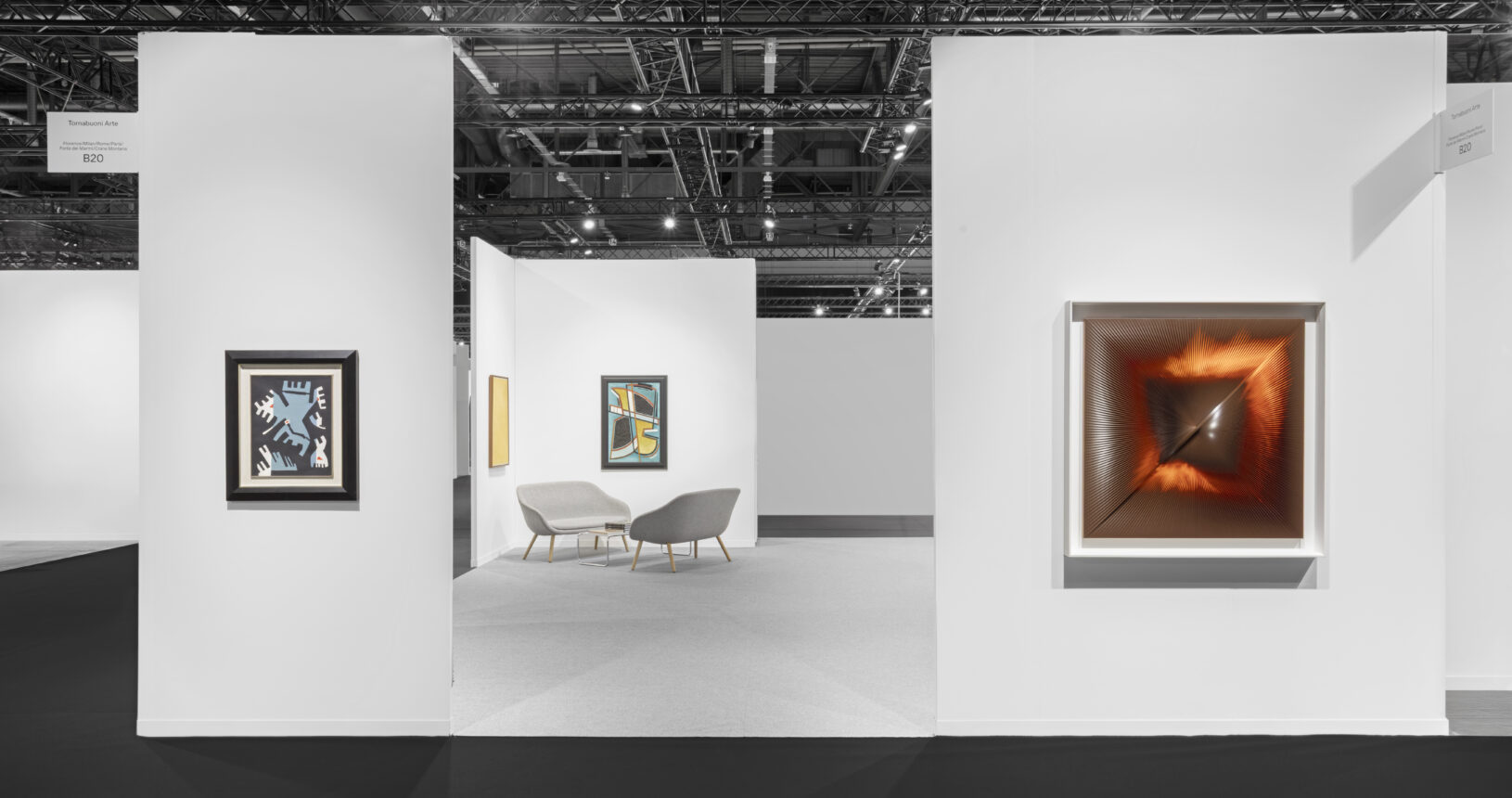 Veduta della fiera, Tornabuoni Art, Stand B20, Art Gen&egrave;ve, gennaio-febbraio 2026