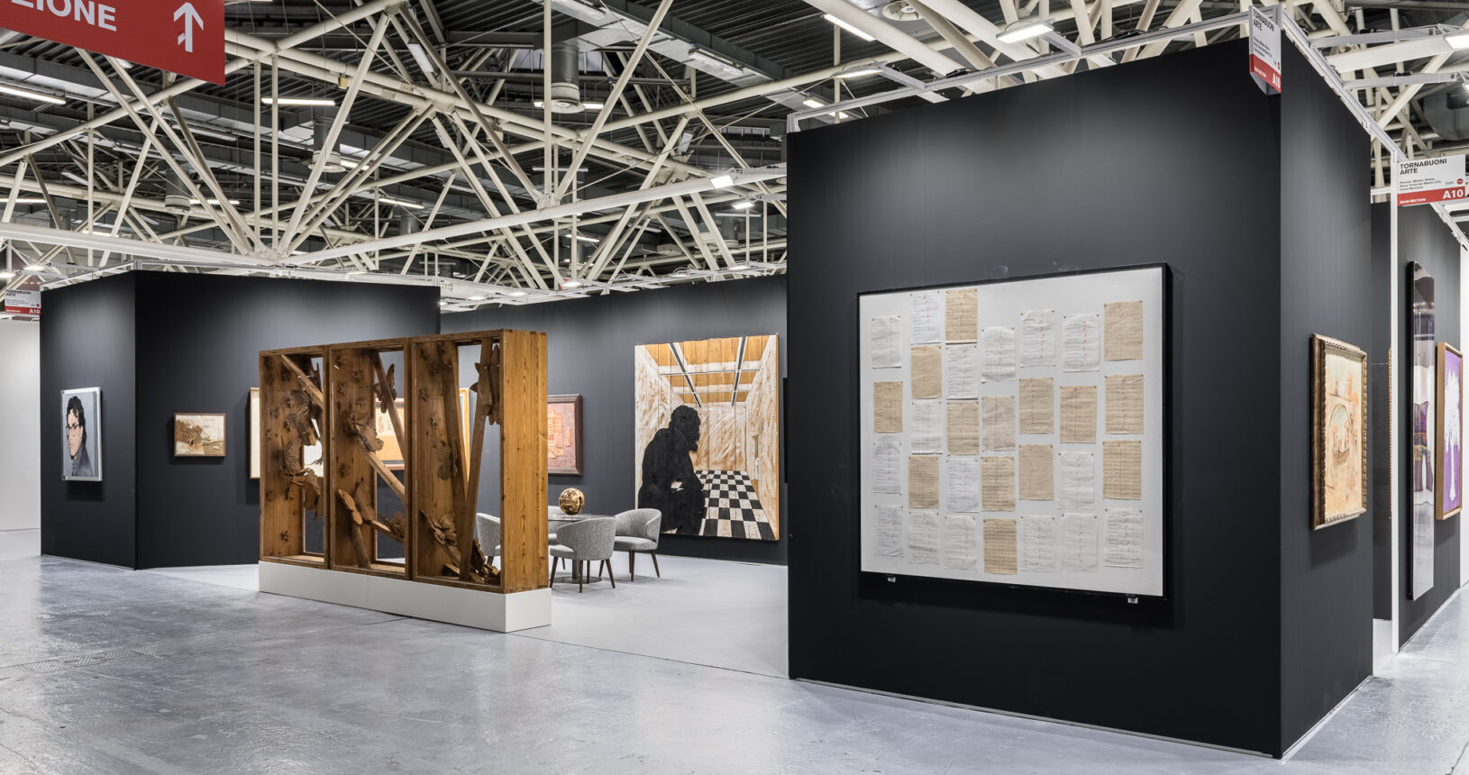 Veduta della fiera, Tornabuoni Art, Stand A10, Arte Fiera Bologna, febbraio 2026